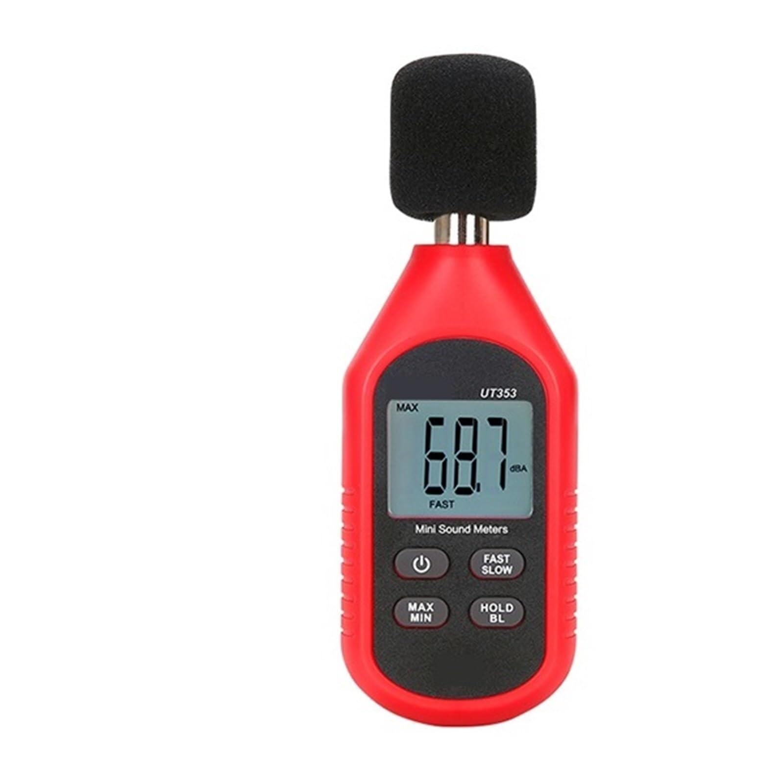 sonómetro, Mini medidor de nivel sonido digital 30~130 dB con pantalla LCD