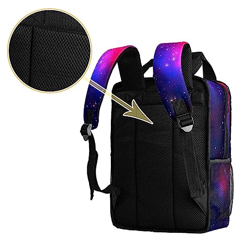 Sac à dos 35.5x26x12 cm multicolore romantique à sangles ajustables