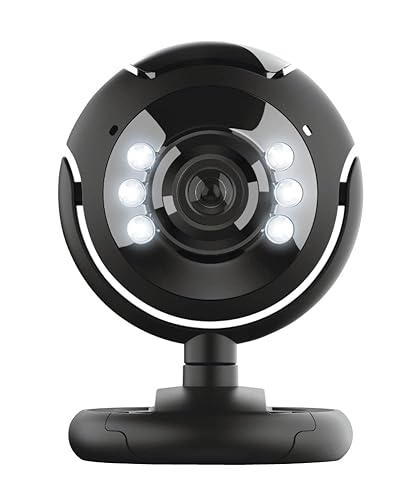 SpotLight Pro Webcam per PC da 1.3 Megapixel (1280 x 1024) con Microfono, Luci LED Integrate, Hangouts, Meet, Skype, Teams, Zoom - Webcam - Immagine 2
