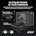 CORSAIR HX1200i (2025) Fully Modular Ultra-Low Noise ATX Power Supply with 12V-2x6 Cable – ATX 3.1 & PCIe 5.1 Compliant, Cybenetics Platinum Efficiency, Fluid Dynamic Bearing Fan – Black