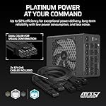 CORSAIR HX1200i (2025) Fully Modular Ultra-Low Noise ATX Power Supply with 12V-2x6 Cable – ATX 3.1 & PCIe 5.1 Compliant, Cybenetics Platinum Efficiency, Fluid Dynamic Bearing Fan – Black - Image 4