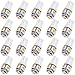 YITAMOTOR 20x T10 Wedge 5-SMD 5050 Warm White LED Light Bulbs W5W 2825 158 192 168 194 for Interior Reading Dome Map Cargo Trunk Door Doorstep Courtesy Instrument Panel License Plate Side Marker Light