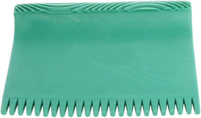 Auniwaig MS4S Wood Graining Painting Tool,Graining Tool, Art Paint Rubber Wood Grain Graining Print Wall Painting Decoration DIY Tool ​Green 1pcs