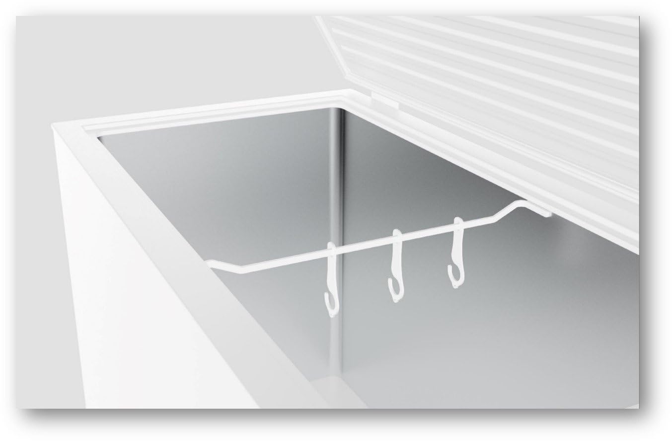 SOLTHERMIC CHS621 1,90-621L cm CONGELADOR ARCON DUAL 2 EN 1 (FUNCION FRIGO Y FUNCION CONGELADOR) HORIZONTAL BLANCO/PUERTA CON ASA INCORPORADA/SILENCIOSO Y LUZ INTERIOR/BAJO CONSUMO C