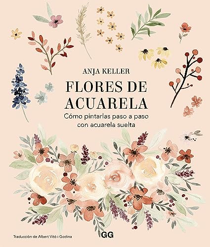 Flores de acuarela: Cómo pintarlas paso a paso con acuarela suelta
