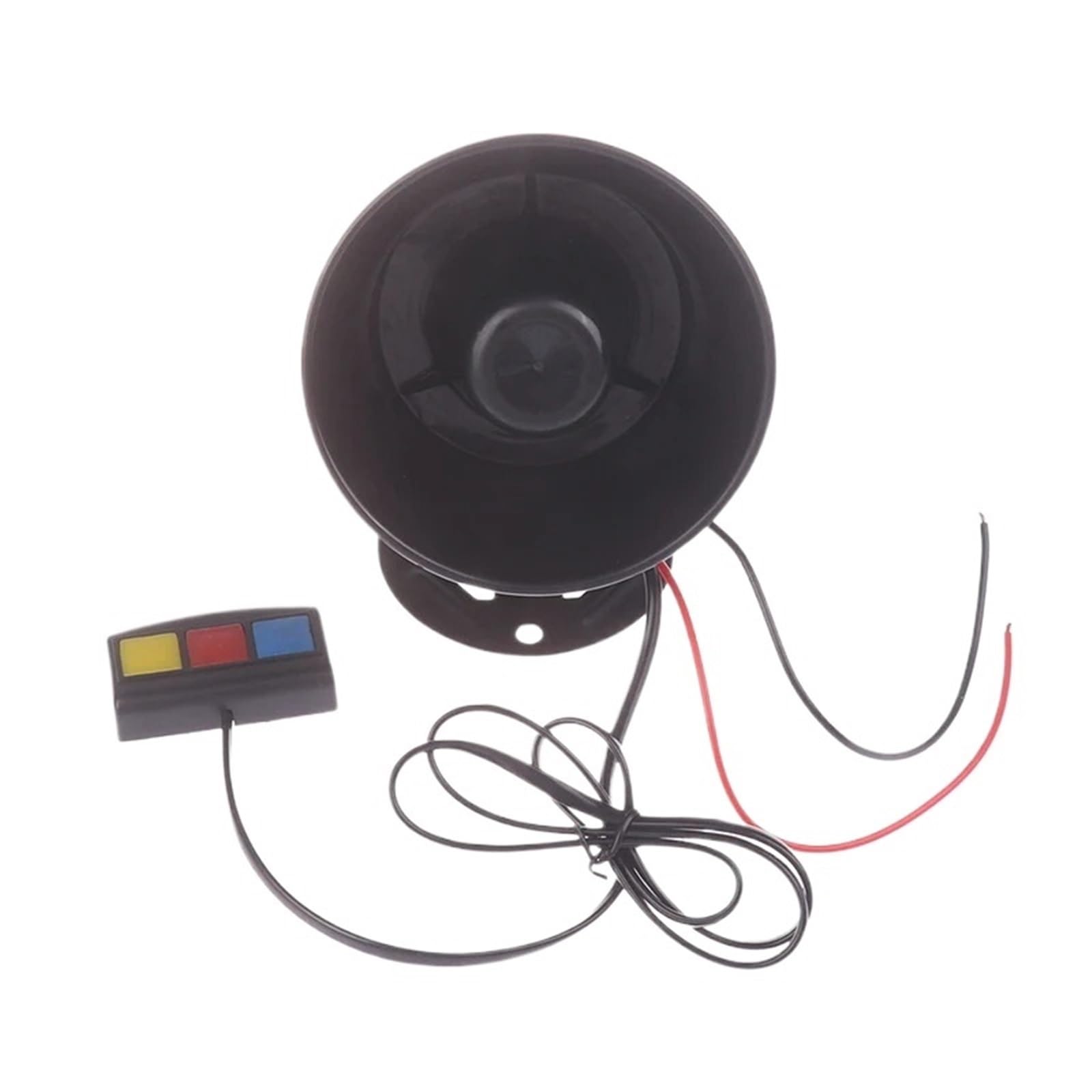 1psc 12V 115dB Loud Car Horn, 3-Tone Sound Air Horn