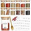 GMISUN Spice Jars with Bamboo Lids, 4oz Glass Spice Bottles with Preprinted Spice Labels, 12Pcs Empty Round Spice Containers with Wood Airtight Lids, Farmhouse Minimalist Food Jars for Kitchen, Pantry GMISUN Spice Jars with Bamboo Lids, 4oz Glass Spice Bottles with Preprinted Spice Labels, 12Pcs Empty Round Spice Containers with Wood Airtight Lids, Farmhouse Minimalist Food Jars for Kitchen, Pantry