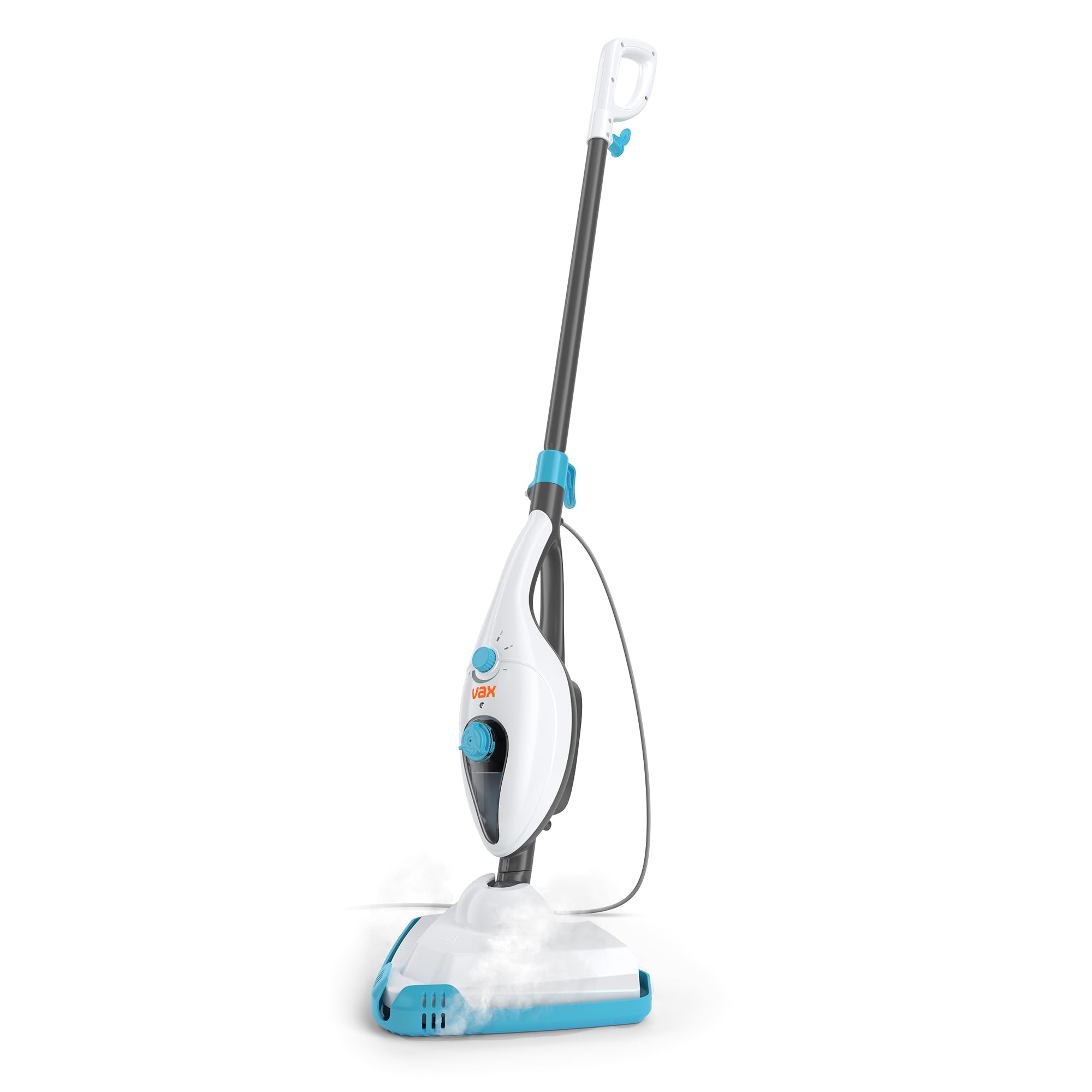 Vax Steam Clean Multifunction Steam Mop | Converts to a Handheld | Variable Steam Control - S85-CM, White and Blue