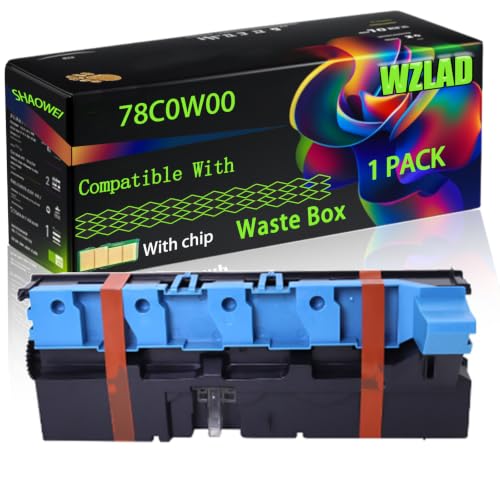 Image of 78C0W00 Compatible for Lexmark Waste Box with Chip CX 620 Series CX 622 ade CX 625 ade CX 625 adhe CX 625 adhs CX 625 Printers (1 Pack Black)