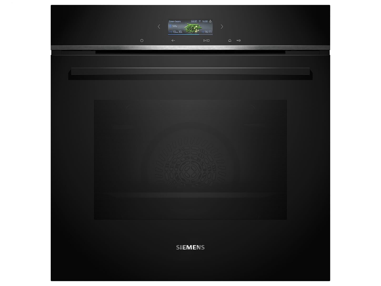 Siemens HB772A1B1 iQ700 - Forno da incasso, 60 x 60 cm, prodotto in Germania, display TFT Full Touch, assistente al forno, activeClean, cookcontrol Plus, aria calda 3D, riscaldamento rapido e