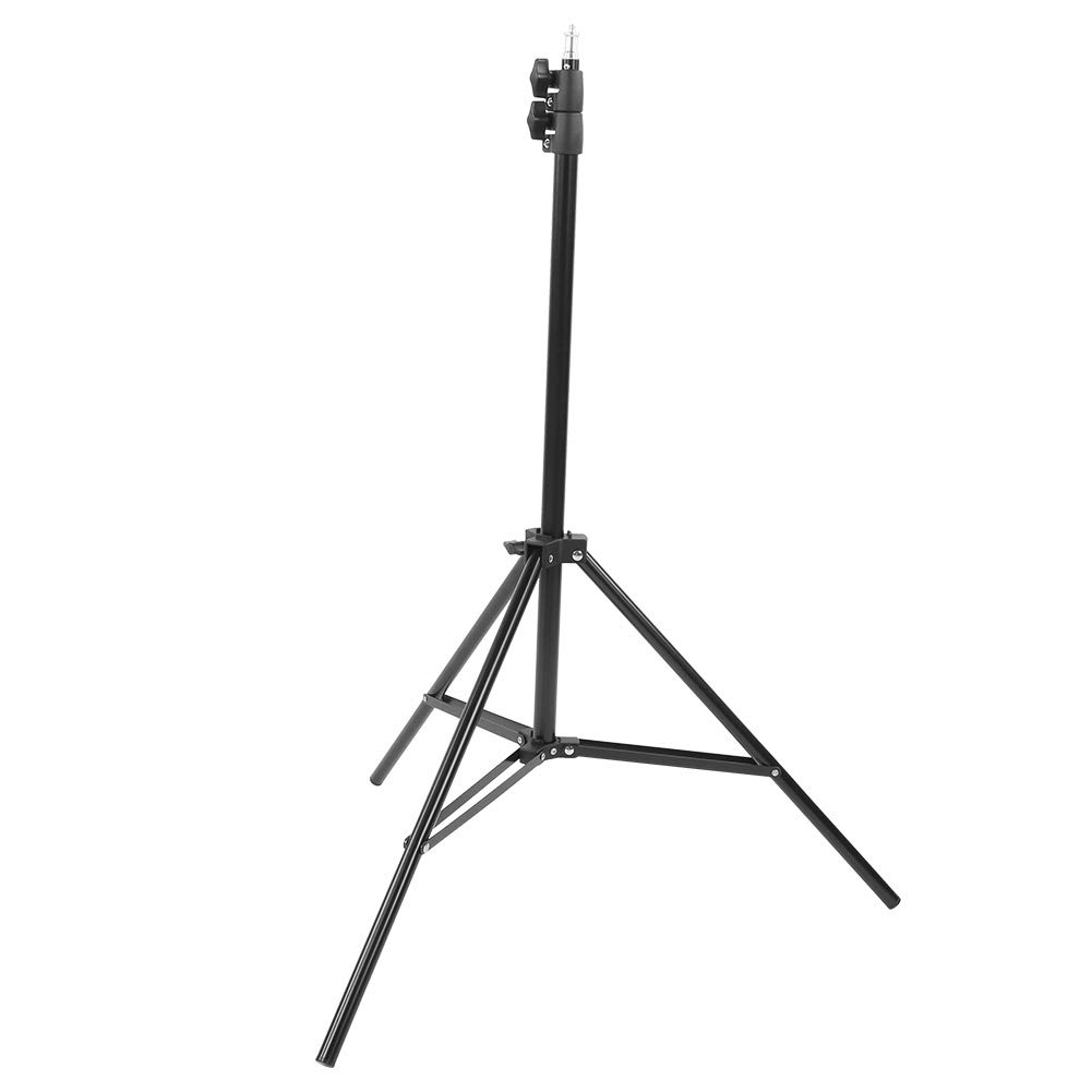 Ichiias Convenient Stable and Solid Light Stands Tripod Lamp Holder Tripod Home for Camera