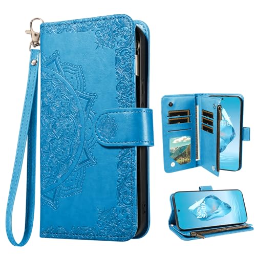 Coque Oneplus 12R Asuwish Bleue Anti-Rayures et Anti-Glisse
