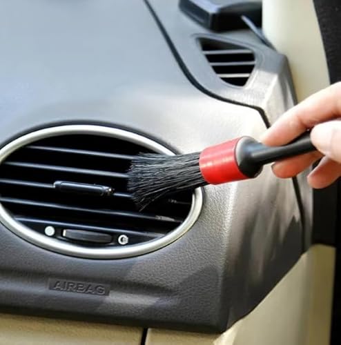 Kit 5 escovas para limpeza automotiva