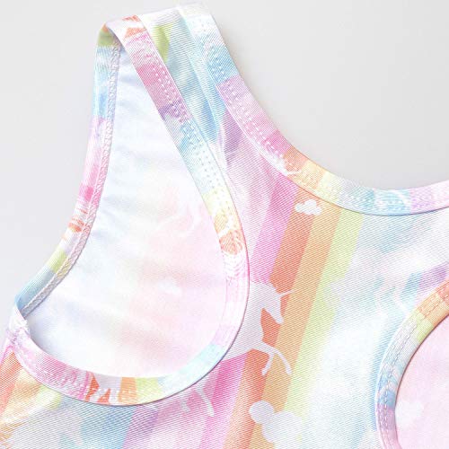 QPANCY Girls Swimsuits Unicorn Bathing Suits Toddler Kids One Piece Swimwear4