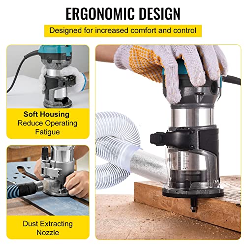 Outils de menuiserie pour couper fraisage rainurage bois Fixed Plunge-B - 8