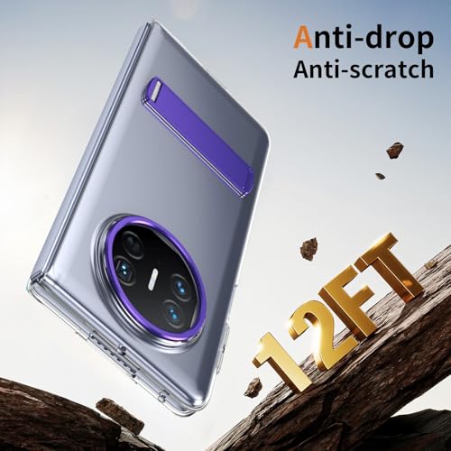Coque Mate X3 antichoc transparente violette de protection