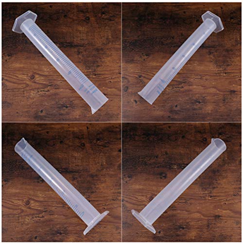 KICHOUSE 50ml Measuring Cylinder Lab Measuring Cylinder Liquid Measuring Test Tube Flask Graduated Cylinders Laboratory Borosilicate Cylinder Kit Graduated Cylinder Lab Marking Lab Cylinder