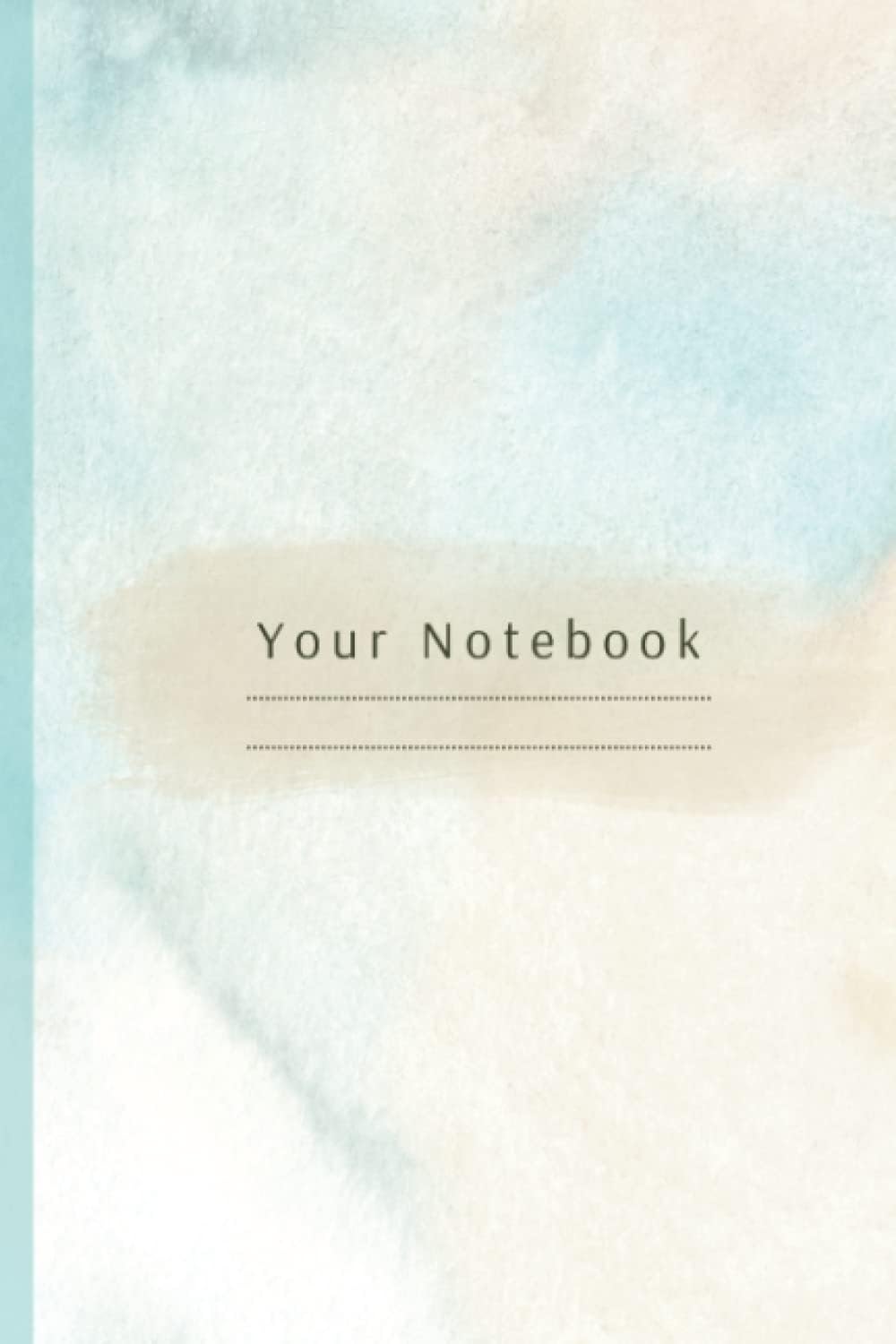 Checkered Watercolor Notebook for School with aquamarine color: Organize Your Notes and Inspire Your Creativity for students and for school
