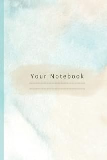 Checkered Watercolor Notebook for School with aquamarine color: Organize Your Notes and Inspire Your Creativity for students and for school