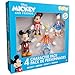 FleXfigs: Mickey Mouse - 4 Character Pack - Disney Articulated Action Figures, Flex It - Pose It!, Collectible Toy Miniatures, Licensed, Kids Ages 3+