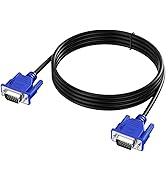 5FT 5 FT 15 PIN SVGA SUPER VGA Monitor M M Male 2 Male Cable Blue Cord 162776 - Foto 3