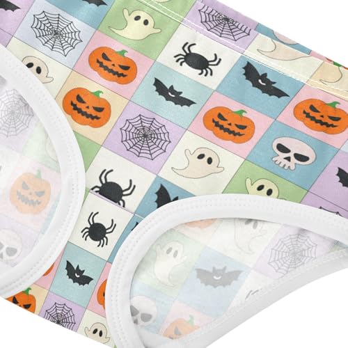 Girls' Underwear Halloween Ghost Pumpkin Bats Toddle Brief Panties 23035564