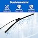 Universal Golf Cart Windshield Wiper Blade Kit with Manual Wiper Arm and Bracket, Fit for Ezgo | Yamaha | Club Car, No Drill