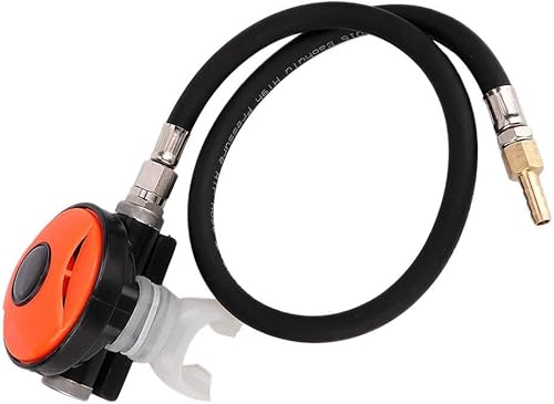 Miniatura 8 de Tbest Regulador, Buceo Boca Pieza Buceo Snorkel 2da Etapa Regulador Buceo Explorador con Boquilla Equipo de Buceo Accesorio para Buceo Snorkel