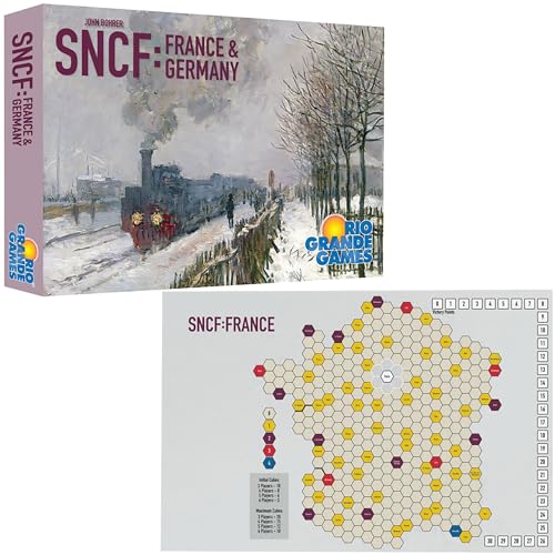 Juego de mesa estratégico SNCF France & Germany Train Railway Game de Rio Grande Games, 3-6 jugadores miniatura 5