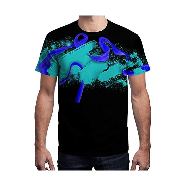 Yasswete Unisex 3D Printed Short Sleeve Top T-Shirts - Image 4