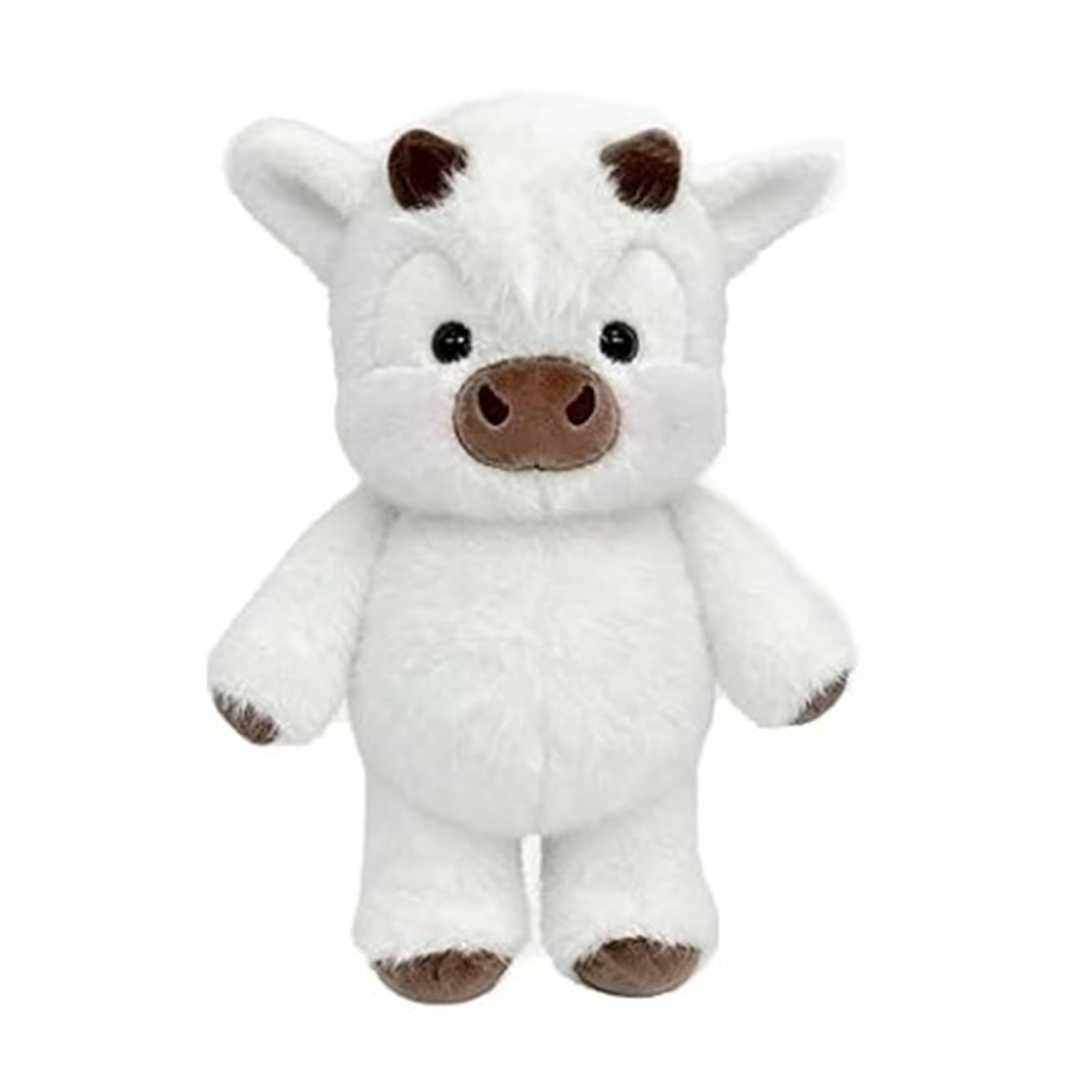 GETBSTOOP Highland Cow Soft Plush Toy, Adorable Furry Running Cow Stuffed Animal for Stress Relief & Emotional Support, Highland Cattle Wild Boar Plush Toy for Adults Kids Home Office Decor
