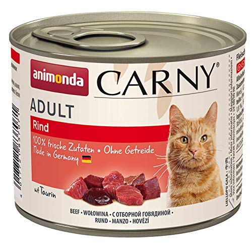 Produktbild von animonda Carny Katzen Nassfutter Rind pur Adult - 6 x 200 g