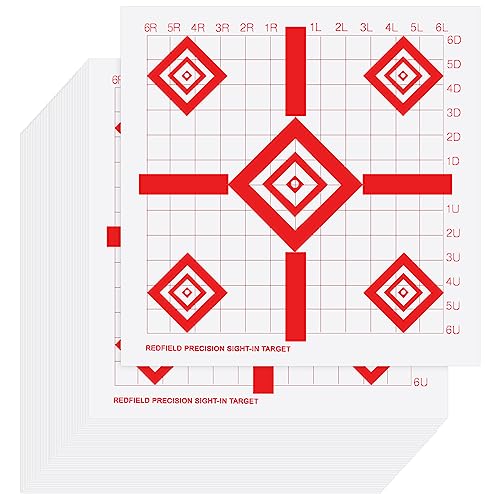 Colarr 200 Sheets Range Targets Shooting Sight in Targets Paper, 16 x 16 Inch, for Shooting Enthusiasts Indoors and Outdoors