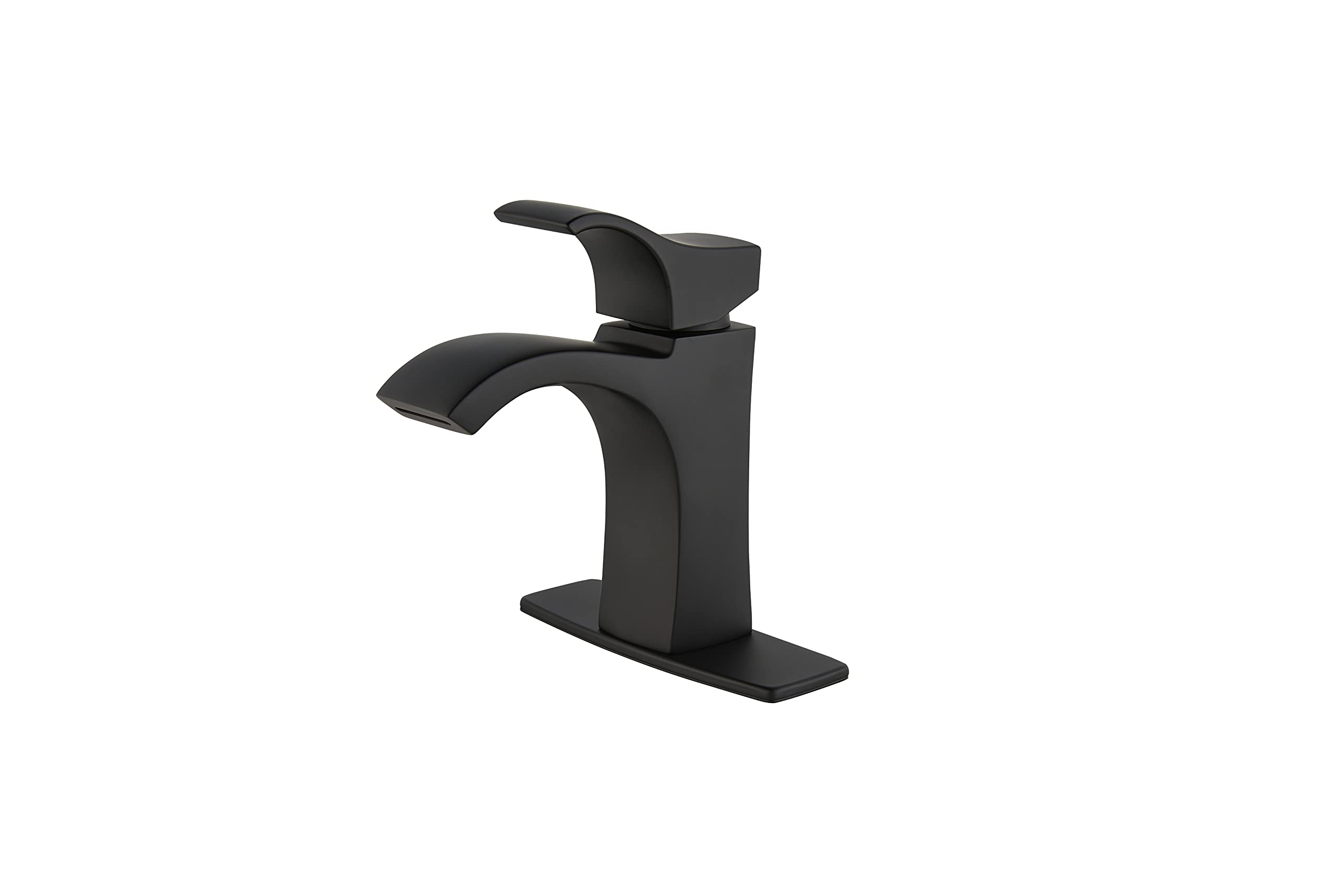 Pfister Venturi 4 in. Centerset Single-Handle Bathroom Faucet in Matte Black - Image 2
