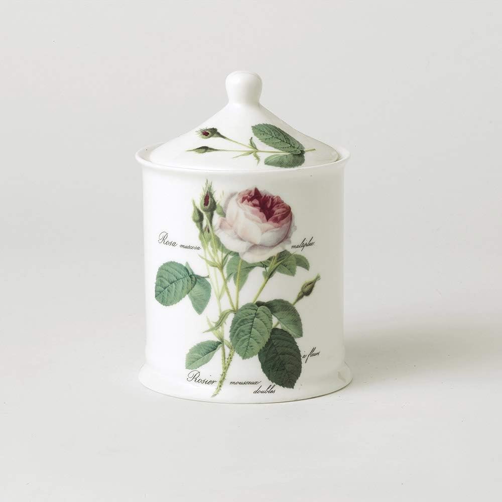 Redoute Rose China Cotton Wool Jar by Roy Kirkham