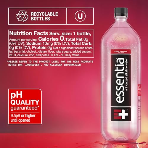Image of Essentia Bottled Water, 1.5 Liter, Ionized Alkaline Water