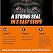 Gorilla Waterproof Patch & Seal Rubberized Sealant Spray, Crystal Clear, 14 Ounce (Pack of 1) - Seals Out Water, Air, and Moisture