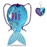 🧜‍♀Leicht & einfach zu falten: Gewicht ca. 150g. Die Tasche ist leicht und kann gefaltet werden, Sie können es einfach überall hin mitnehmen. Verstellbarer Kordelzug mit Stopper, geeignet für jeden Anlass. Langlebige Ösen und geflochtener Kordelzug sorgen dafür, dass Gegenstände sicher aufbewahrt werden können.