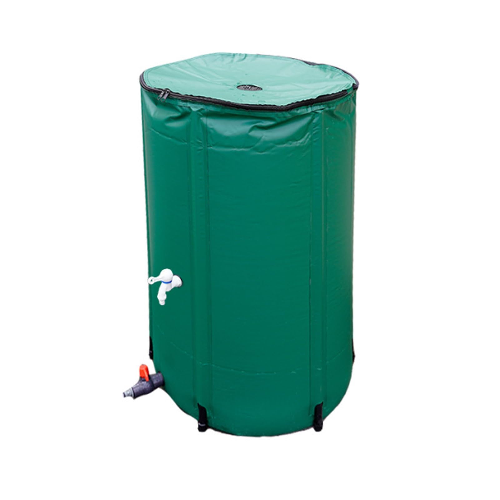 Collapsible Rain Barrel, Foldable Rainwater Collection Tank with Filter Mesh,PVC Fluid Leak-Proof Portable Outdoor Water Storage Container for Garden Yard Downspout Water Harvesting(1000L)