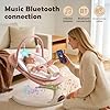 Baby Swings for Infants, Portable Stationary Infant Swing with 5-Speed Settings, Bluetooth Music & Timer, Suitable for Newborns up to 9 Months (Pink) #2