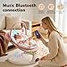 Baby Swings for Infants, Portable Stationary Infant Swing with 5-Speed Settings, Bluetooth Music & Timer, Suitable for Newborns up to 9 Months (Pink)