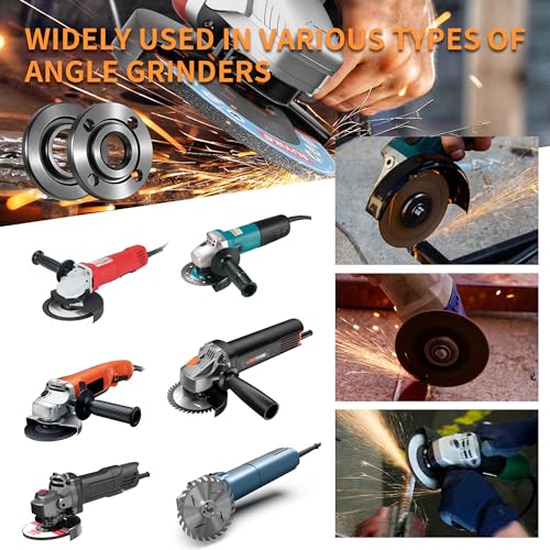 7 Piezas kit Brida Exterior y Interior de Amoladora Angular,Accesorios para Amoladoras Angulares para Discos de Corte y Discos de Pulido - imagen 7