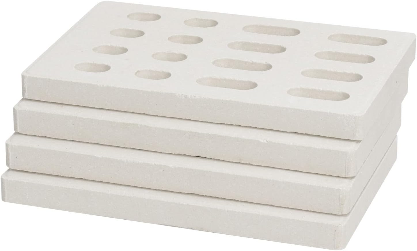 12-Pack Ceramic Briquettes Replacement For Barbeques Galore Grand Turbo & Grand Hall Gas Grills - CG77 Flame Tamers