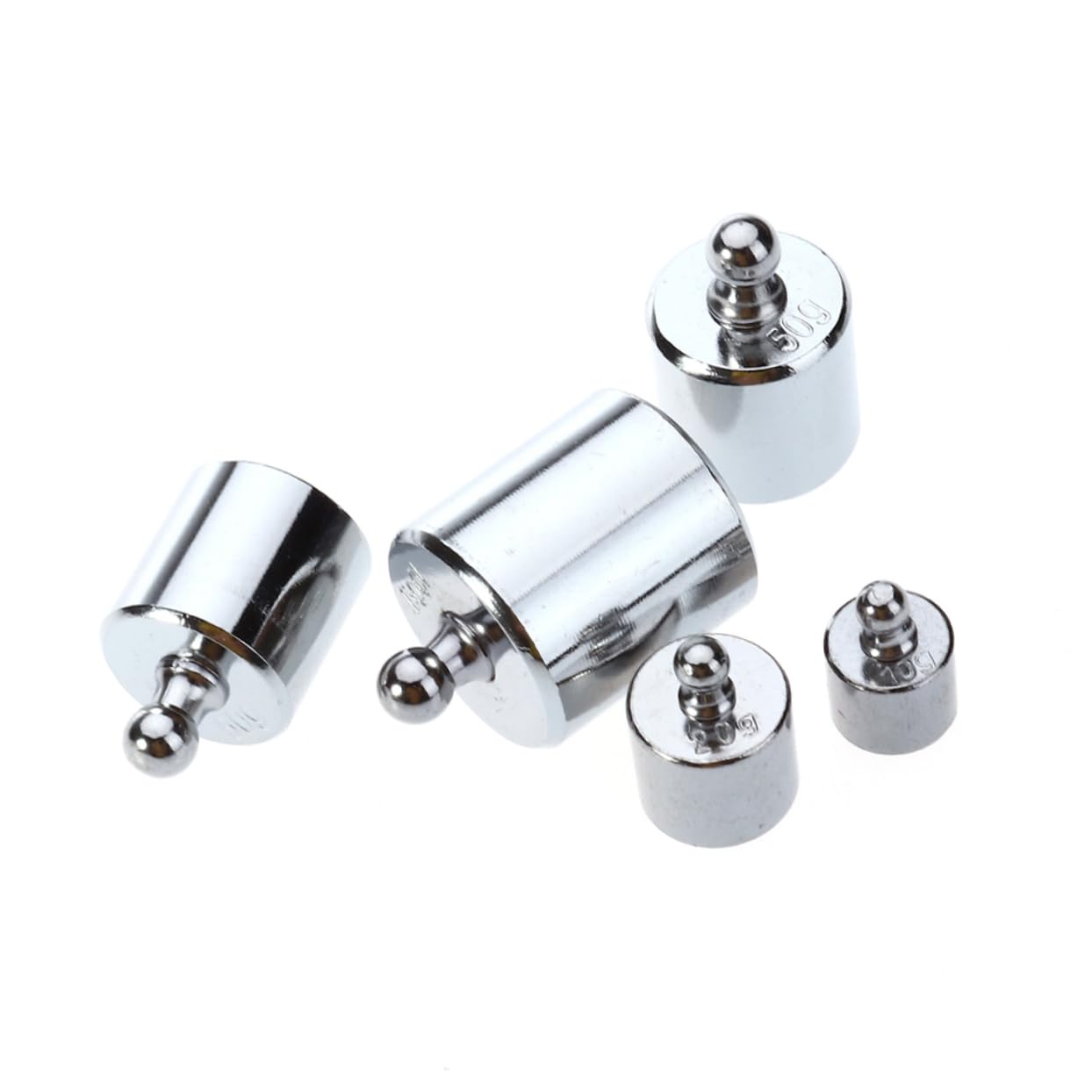 2sets Precision Steel Calibration Weights Set Milligram Scale Weights for Powder Weighing Scale Calibration Kit Random Color