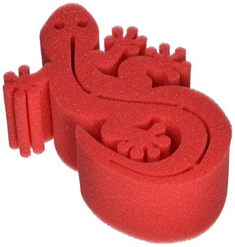 Ruby Red Paint Face Paint Sponge Brush Holder - Gecko Red
