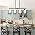 Osimir 4-Light Kitchen Island Lighting, Black Linear Dining Room Light Fixtures with Frosted Glass and Chain, Modern Farmhouse Chandelier Pendant Light for Kitchen Island Dining Room, OS-3014-4ISBKW