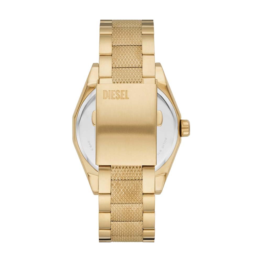 Diesel Scraper Reloj para Hombre, Movimiento de Cuarzo con Fecha a Tres Agujas y Correa de Acero o Piel