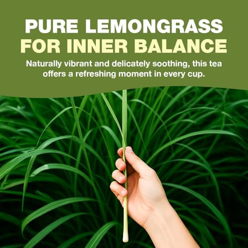 Image of HANDPICK Lemongrass Teabags (100 Count) Made with Quality Lemongrass Stalks