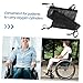DEARMAMY Dual Oxygen Tank Holder Bag Wheelchair Oxygen Pouch Mesh Storage Pocket Portable Cylinder Pouch Medical Use