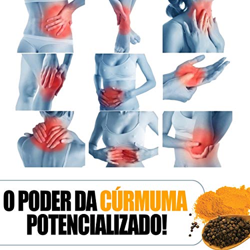 3 Frascos Curcuma com Pimenta Preta de 500mg Pura